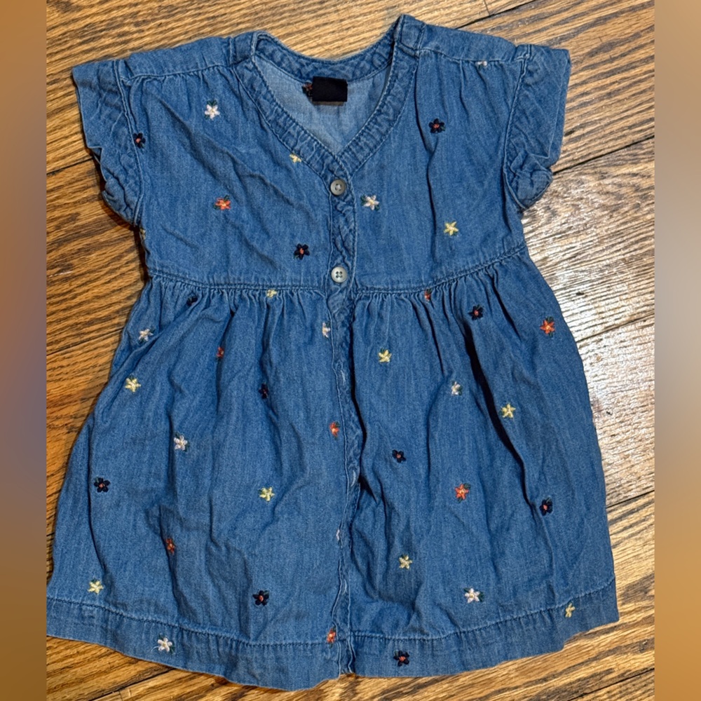 GAP Baby Blue Denim Dress
